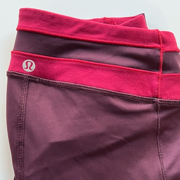 Lululemon Give Me Qi maroon burgundy leggings - Picture 2 of 5
